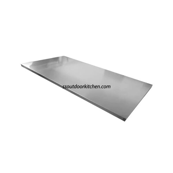 stainless steel countertop